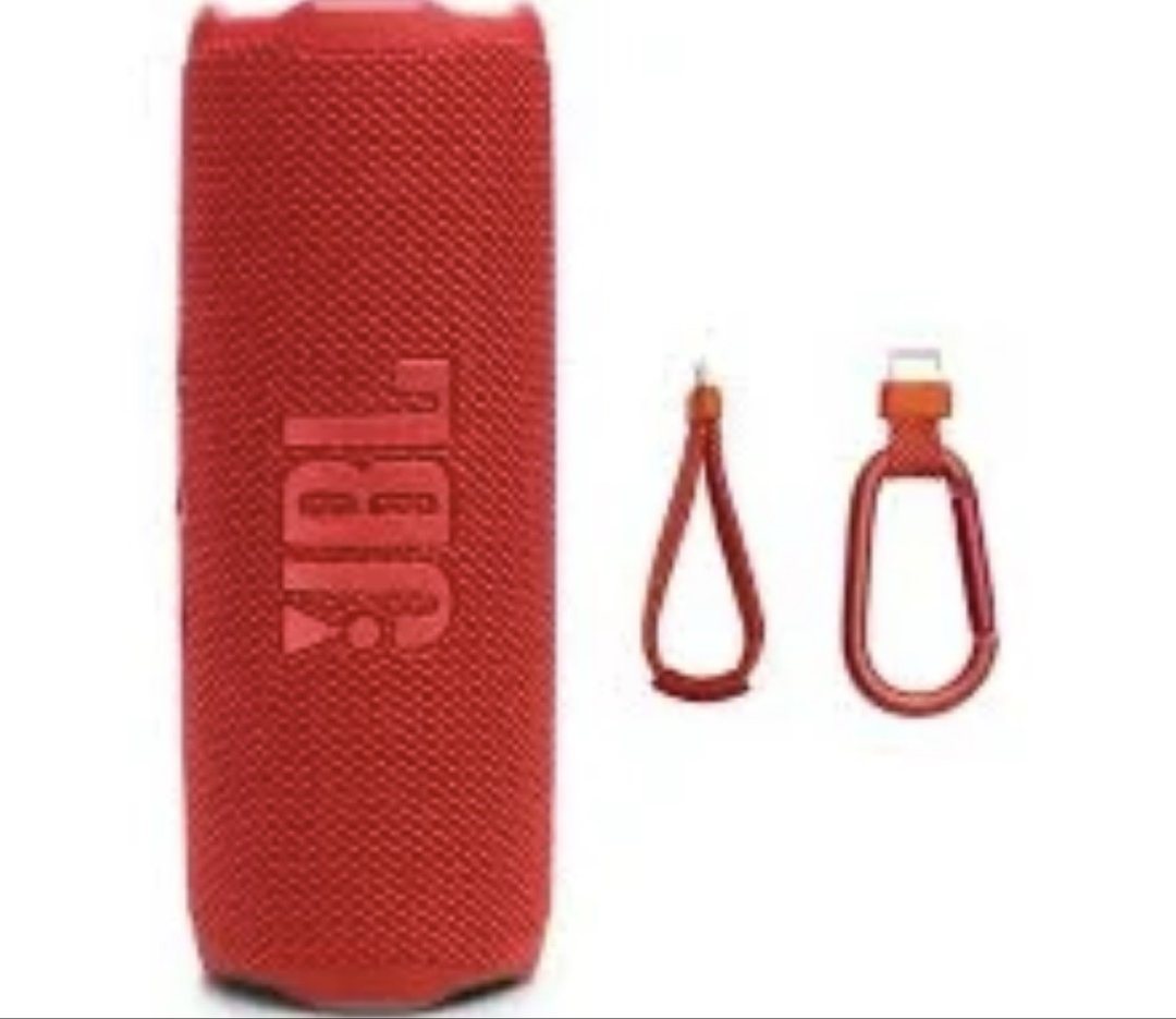 JBL Flip 7 Portable Bluetooth Speaker — Red — 1/2